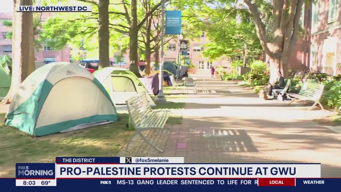 Protests at George Washington University continue; House Republicans criticize DC’s response
